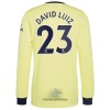 Officiële Voetbalshirt Arsenal David Luiz 23 Uit 2021-22 Lange Mouw - Heren